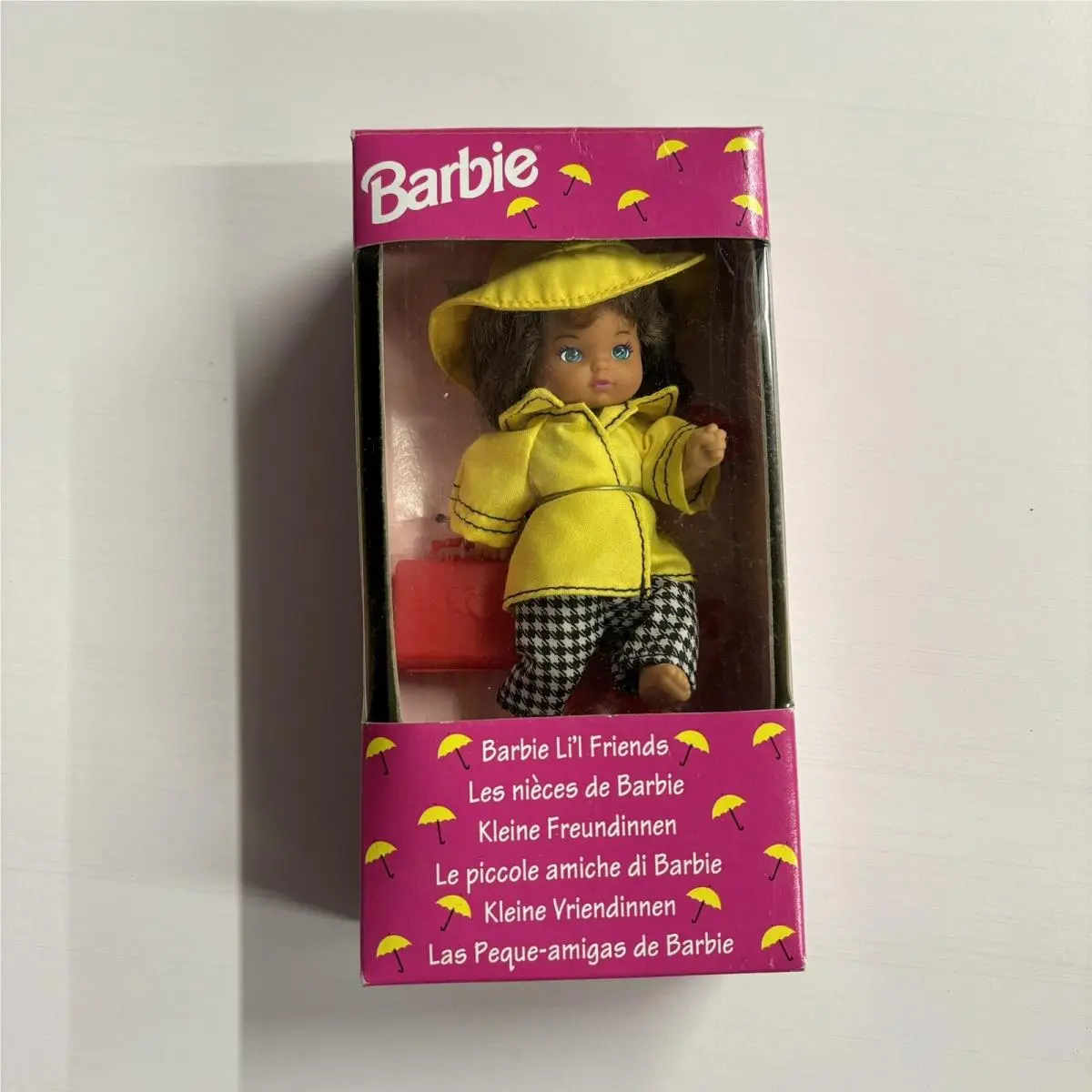 Mattel 1993 Barbie Li`l Friends Htf 4 Doll European Version Its Raining