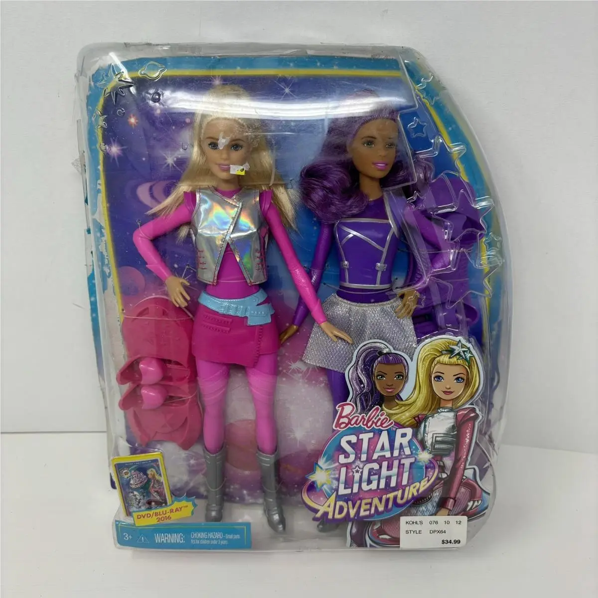 2015 Barbie Dolls Set Star Light Adventure Dolls DOX64