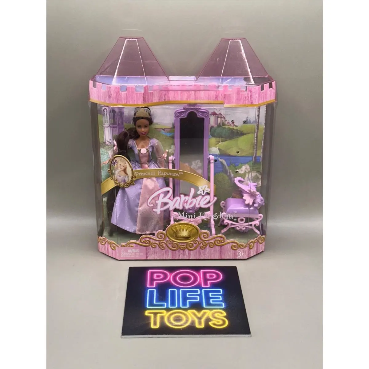 Vintage 2005 Mattel Barbie Mini Kingdom “princess Rapunzel Aa” J6068 Nrfb