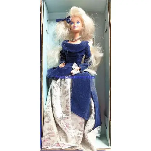 1995 Avon Barbie Doll Winter Velvet Special Edition 1st in Series Mint By Mattel