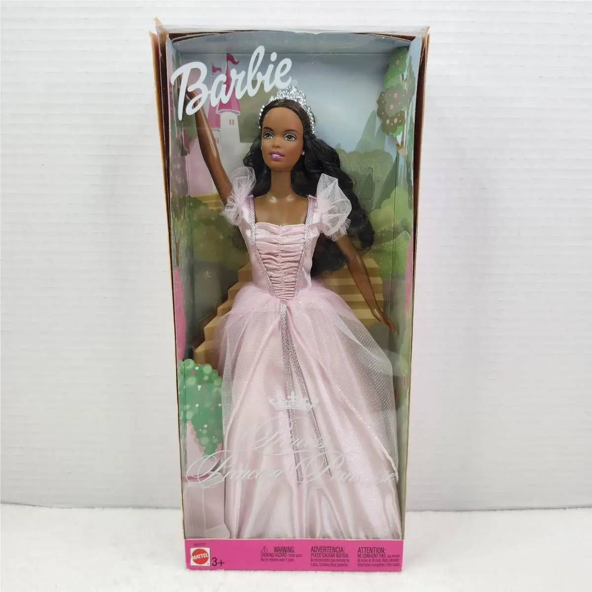 Barbie Princess Princess Princess African American Doll 56777 Mattel 2002 Nrfb