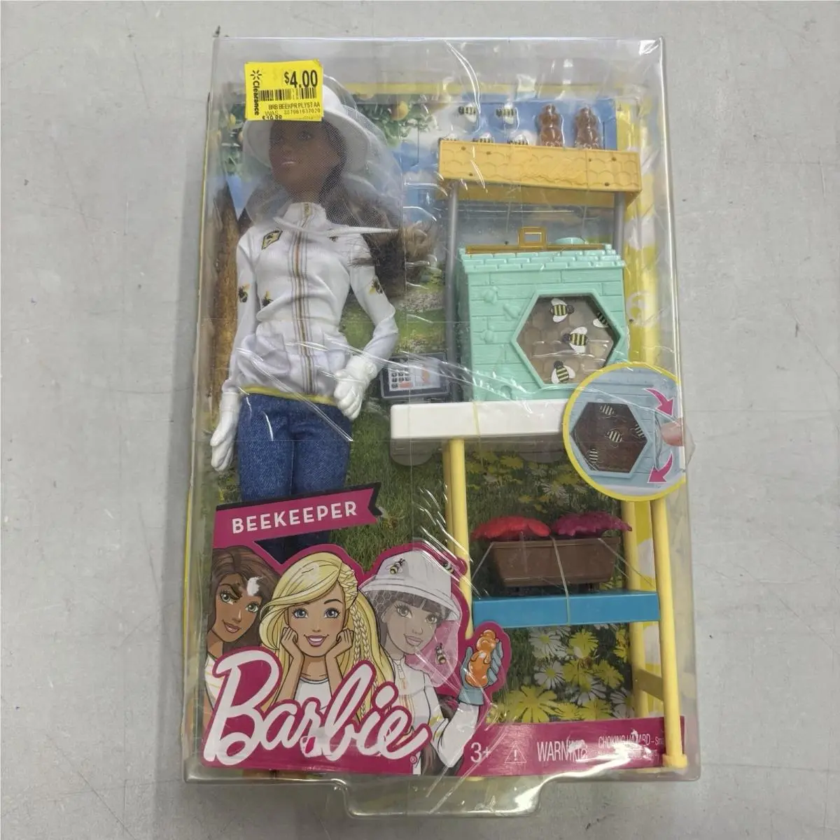 Barbie Beekeeper Doll African American Playset Honey Bee Hive 2017 Toys Girls 3+
