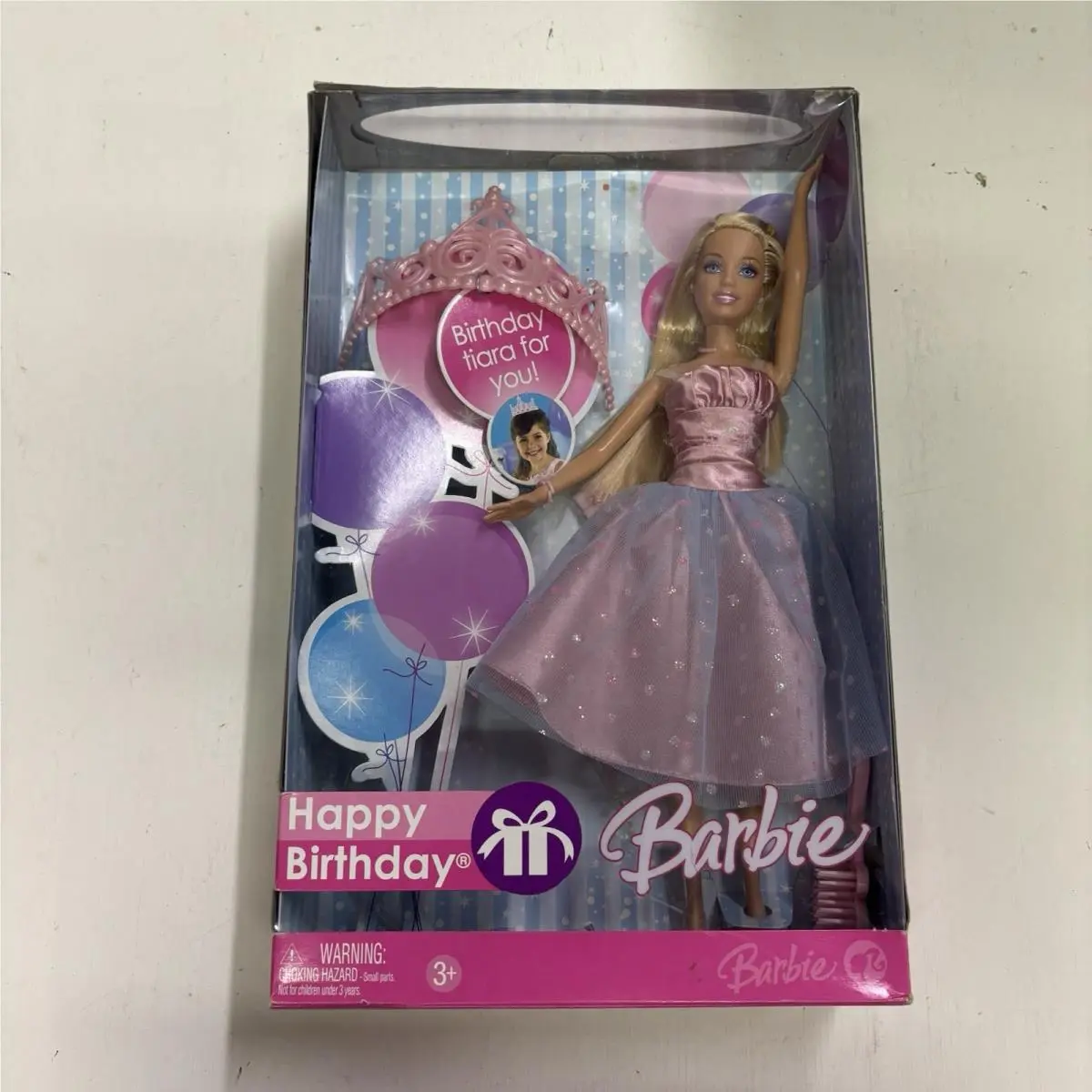 Mattel 2006 Happy Birthday Barbie Doll Tiara