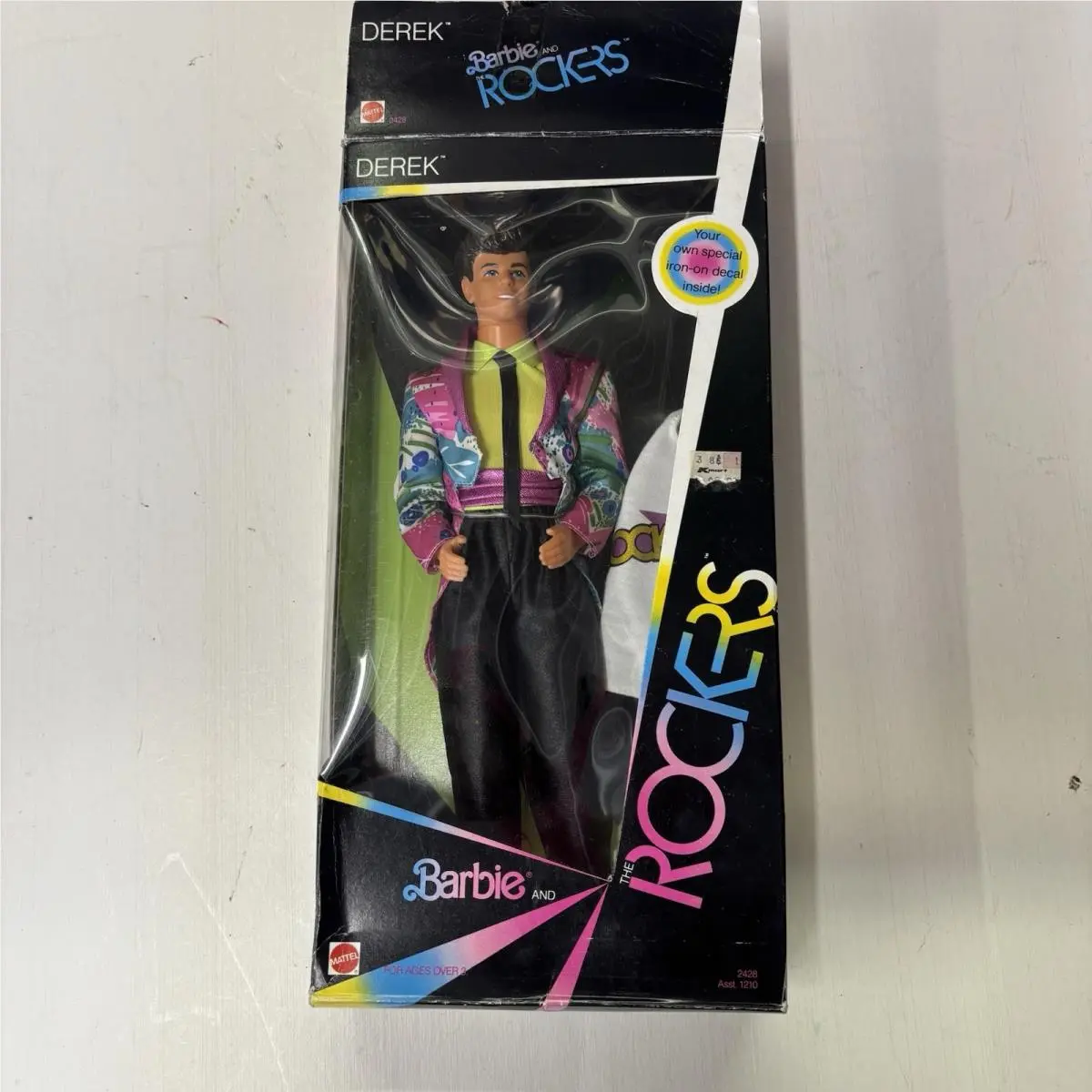 Barbie and The Rockers Derek Doll 2428 Vintage 1985 Mattel