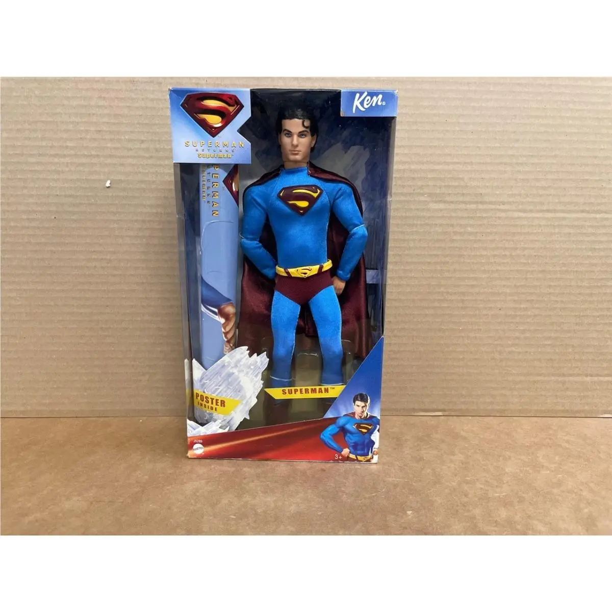 2005 Barbie Superman Returns 12 Ken Doll Mattel J5289