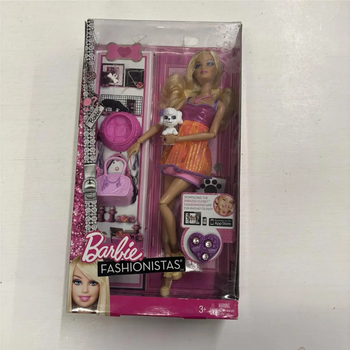 Barbie Fashionistas Barbie Doll and Pet by Mattel- Retired- 2011
