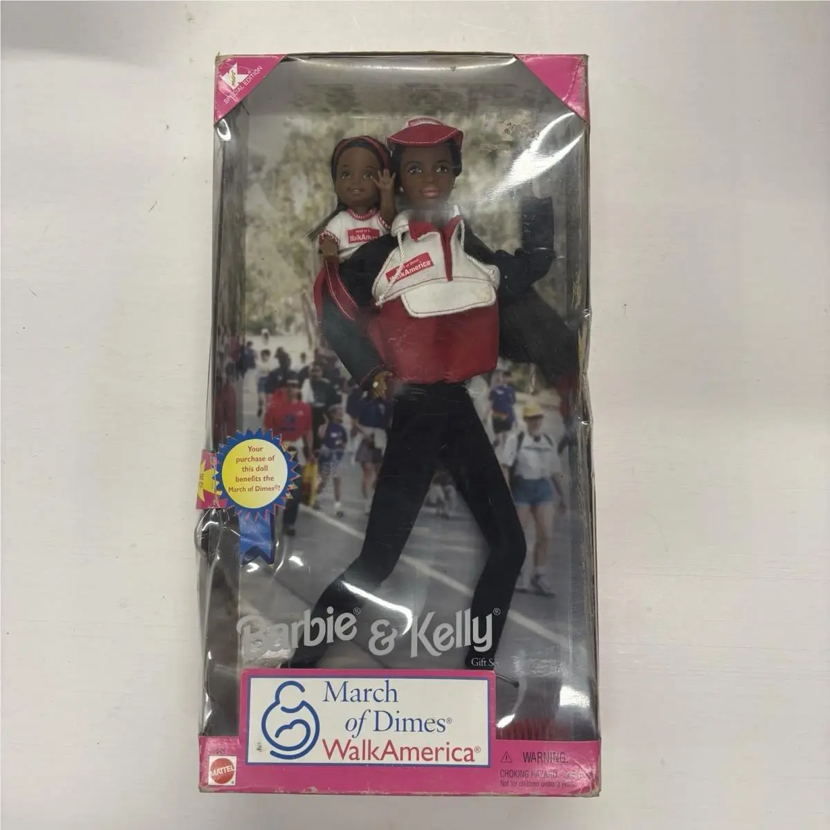 African-american Barbie and Kelly March of Dimes 1998 Dolls