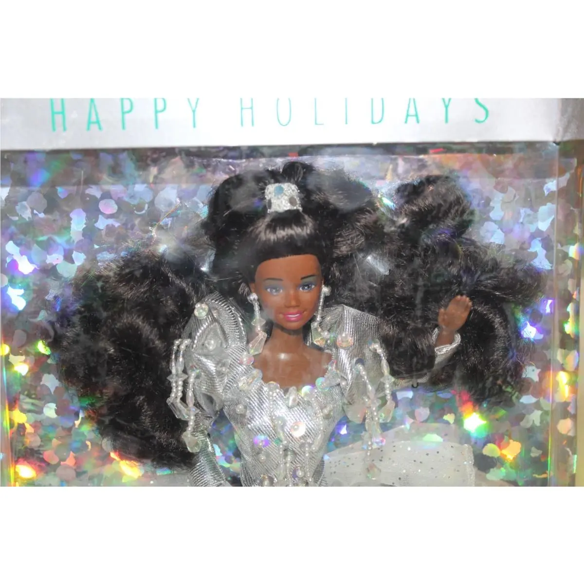 1992 Happy Holidays Barbie African American AA Special Edition Nrfb