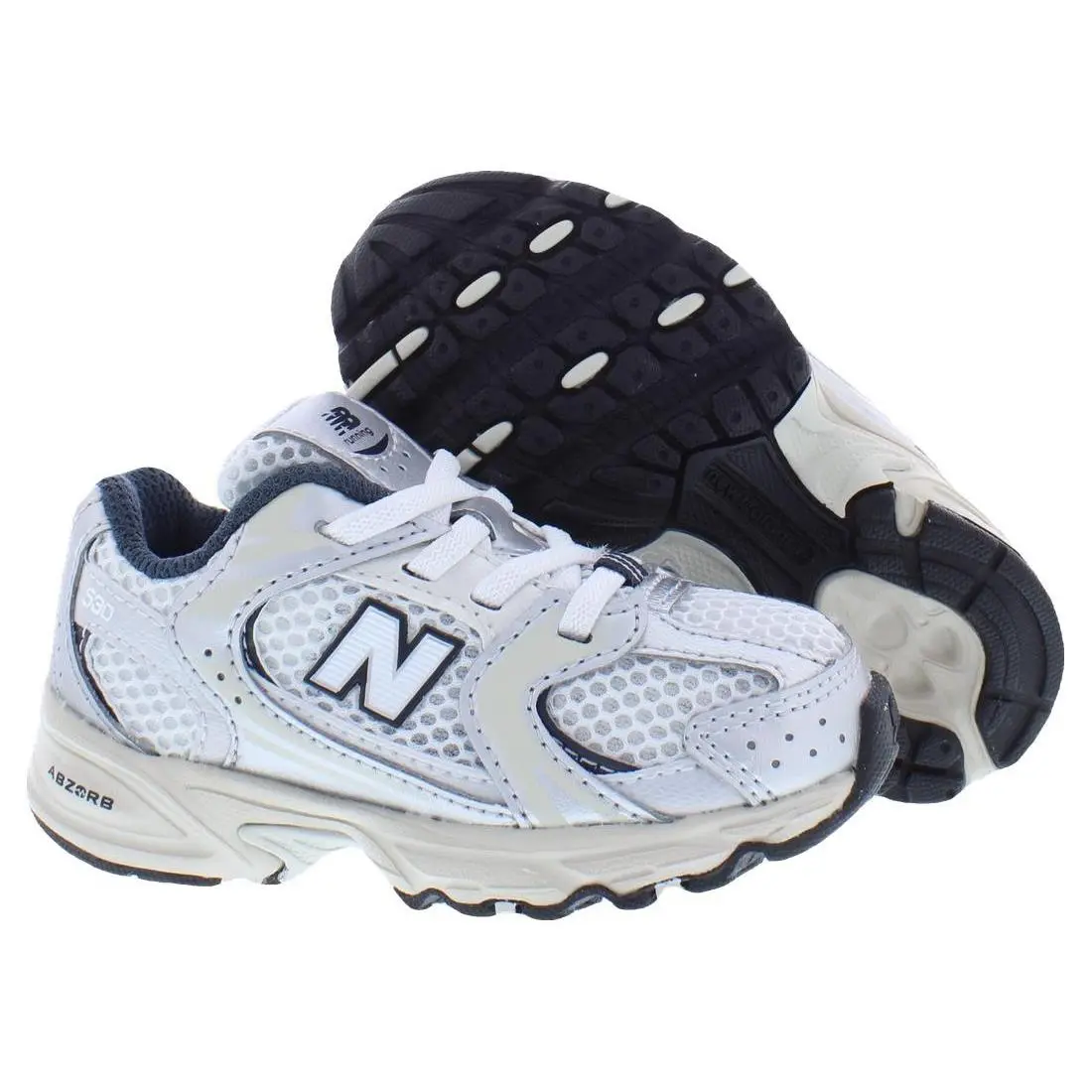 New Balance 530 Bungee Infant/toddler Shoes Size 4 Color: Grey/grey