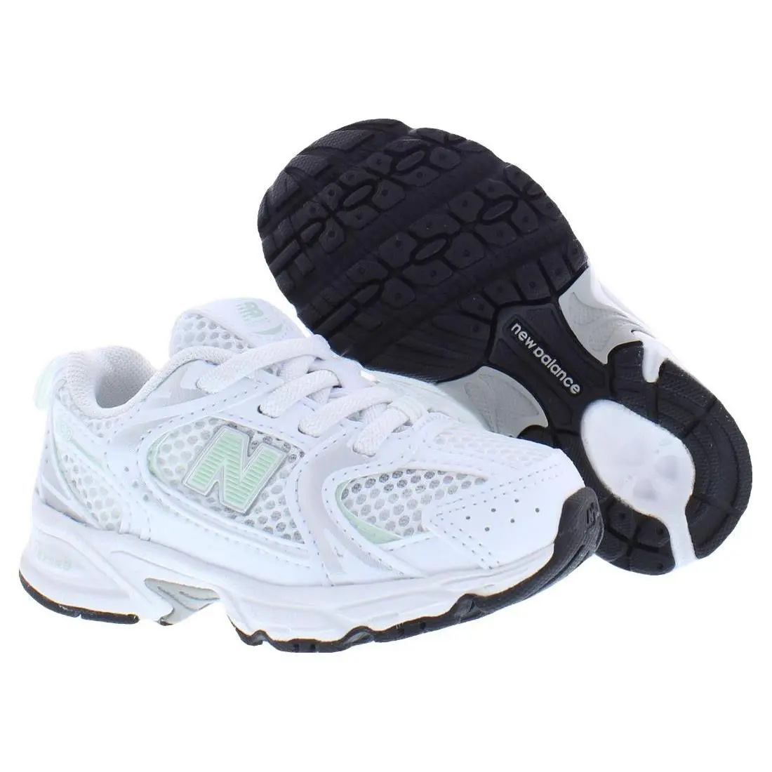 New Balance 530 Bungee Infant/toddler Shoes Size 4 Color: White/grey