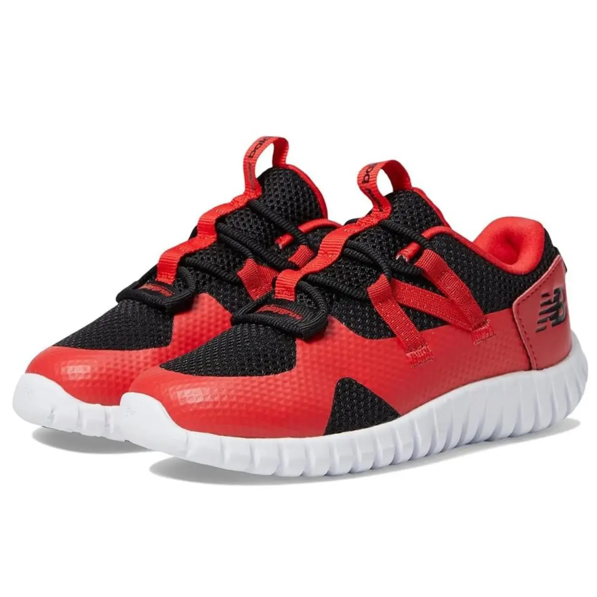 New Balance Playgruv V2 Bungee Sneakers Toddler US 4 W Red Casual Shoes HTAT1758