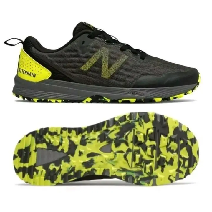 New Balance Nitrel V3 MTNTRCS3 Men`s Trail Running Shoes Black/flash Yellow