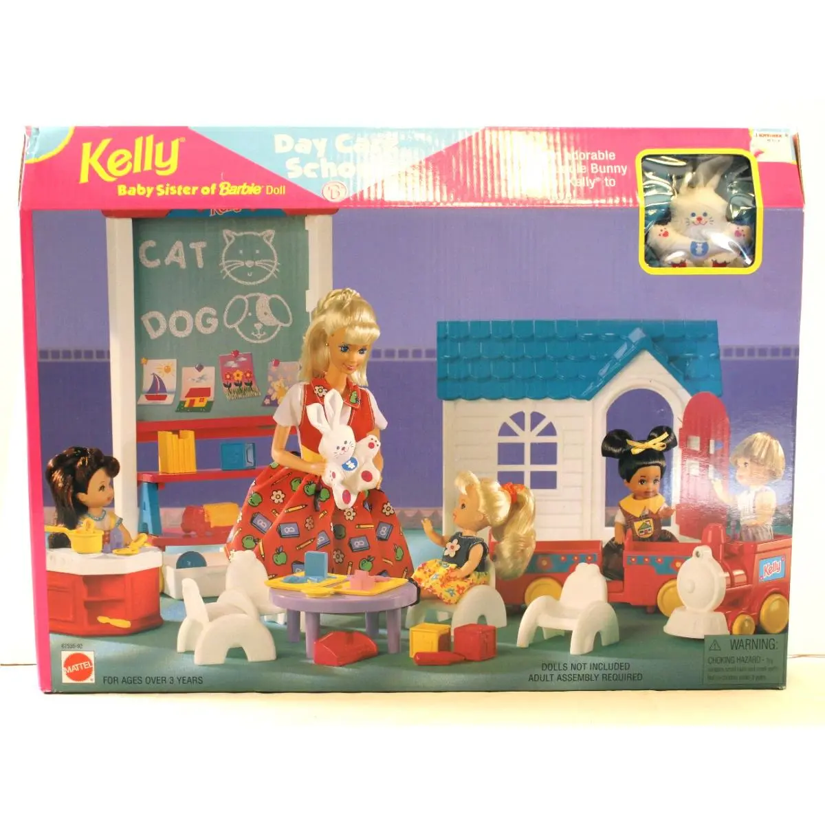 Kelly Baby Sister of Barbie Day Care School Playset 1997 Mattel 67535