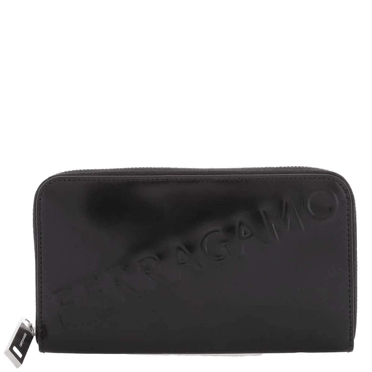 Salvatore Ferragamo Men`s Embossed Long Leather Wallet 661212 764219
