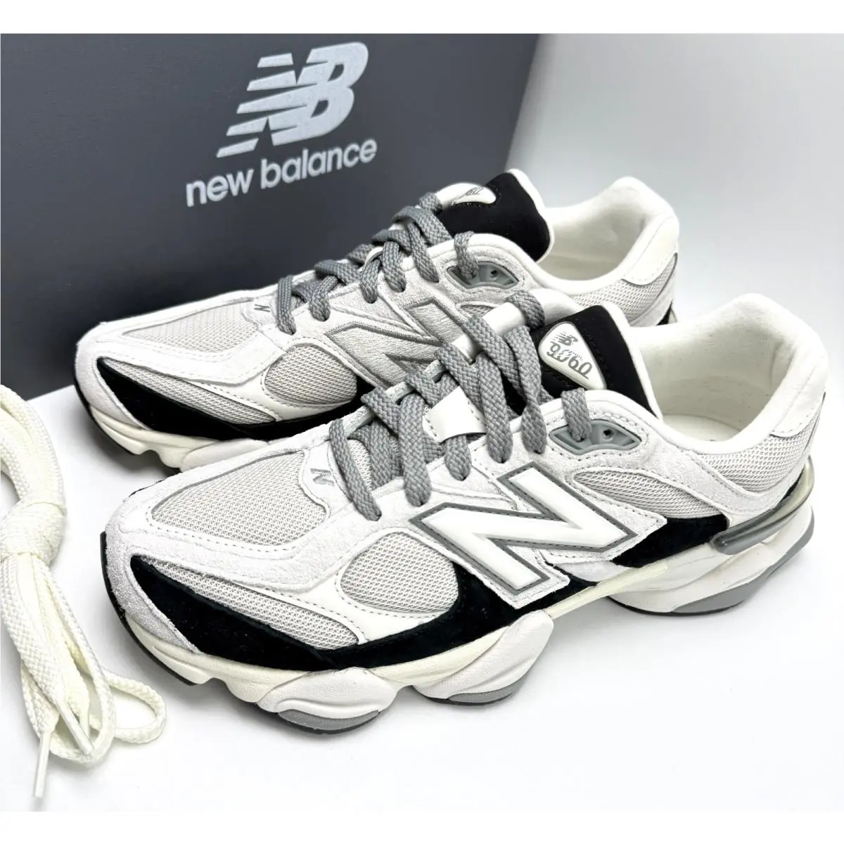 New Balance shoes - New Balance 9060 - U9060JBB - Grey/Jet Black 7