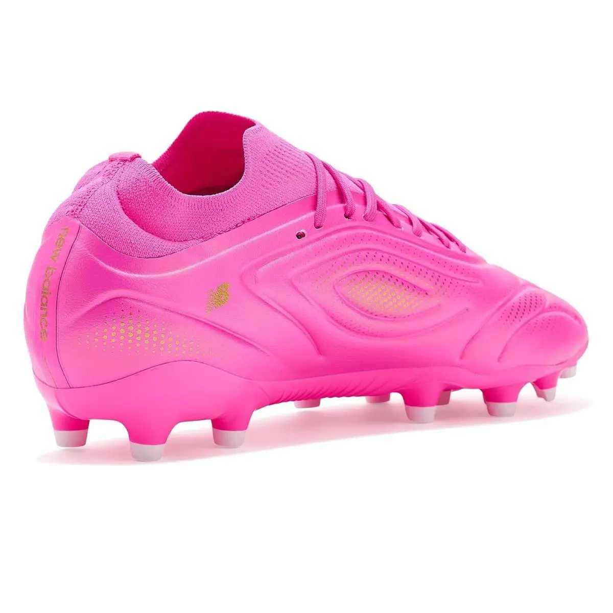 New Balance shoes - Pink Heat/Metallic Gold 2