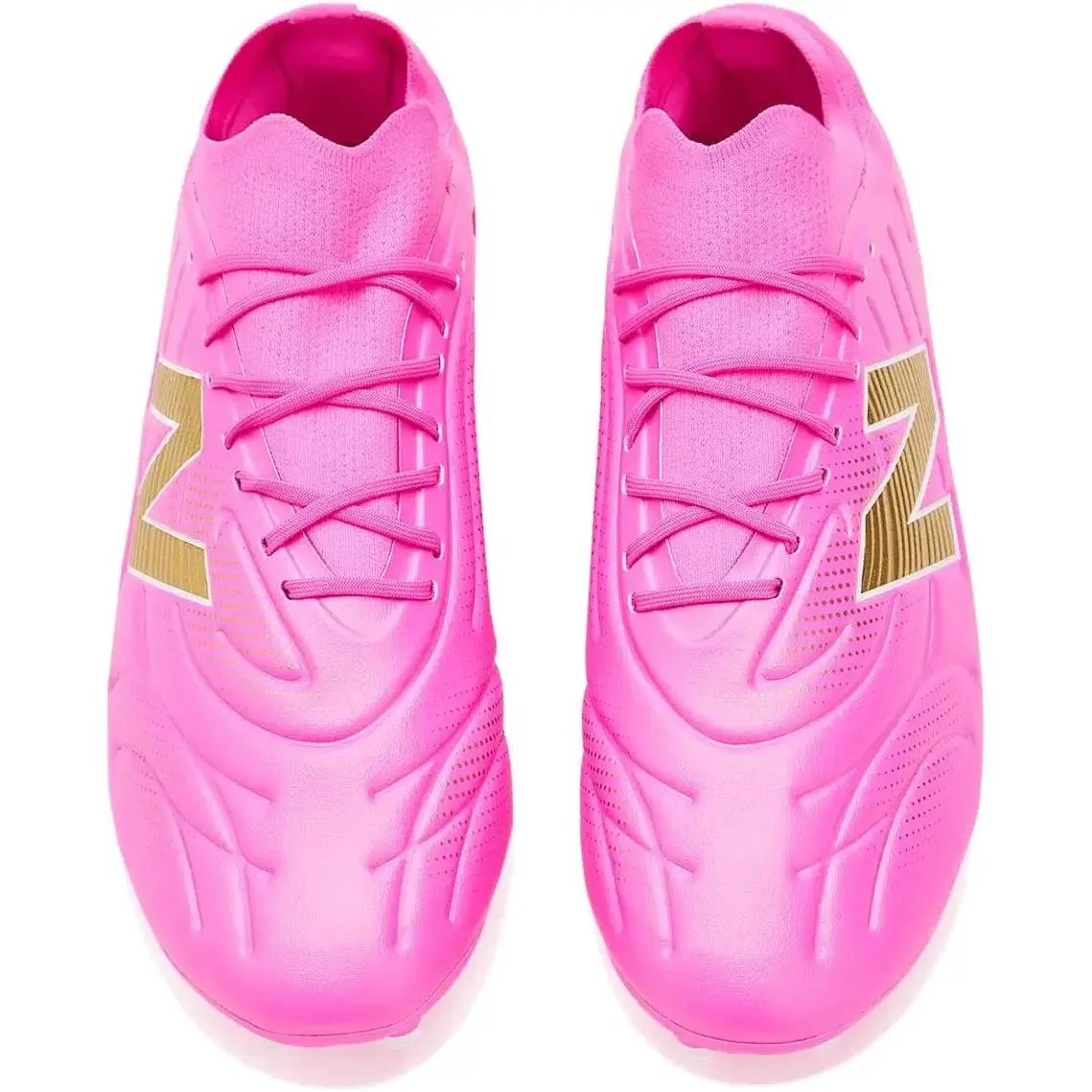 New Balance shoes - Pink Heat/Metallic Gold 3