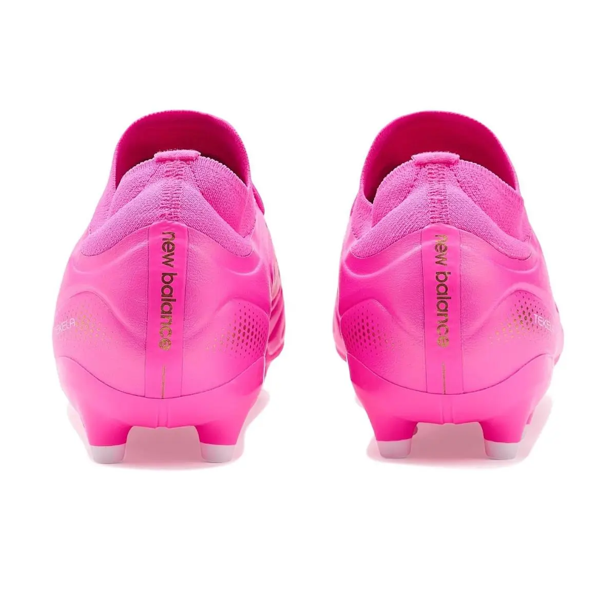 New Balance shoes - Pink Heat/Metallic Gold 6