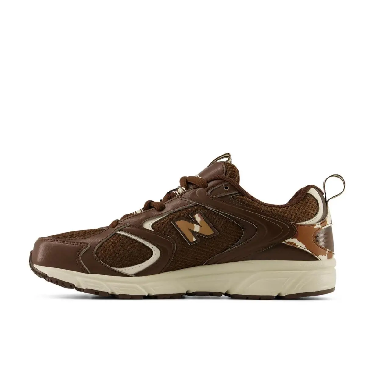 New Balance shoes - White/Brown Cow Print 0