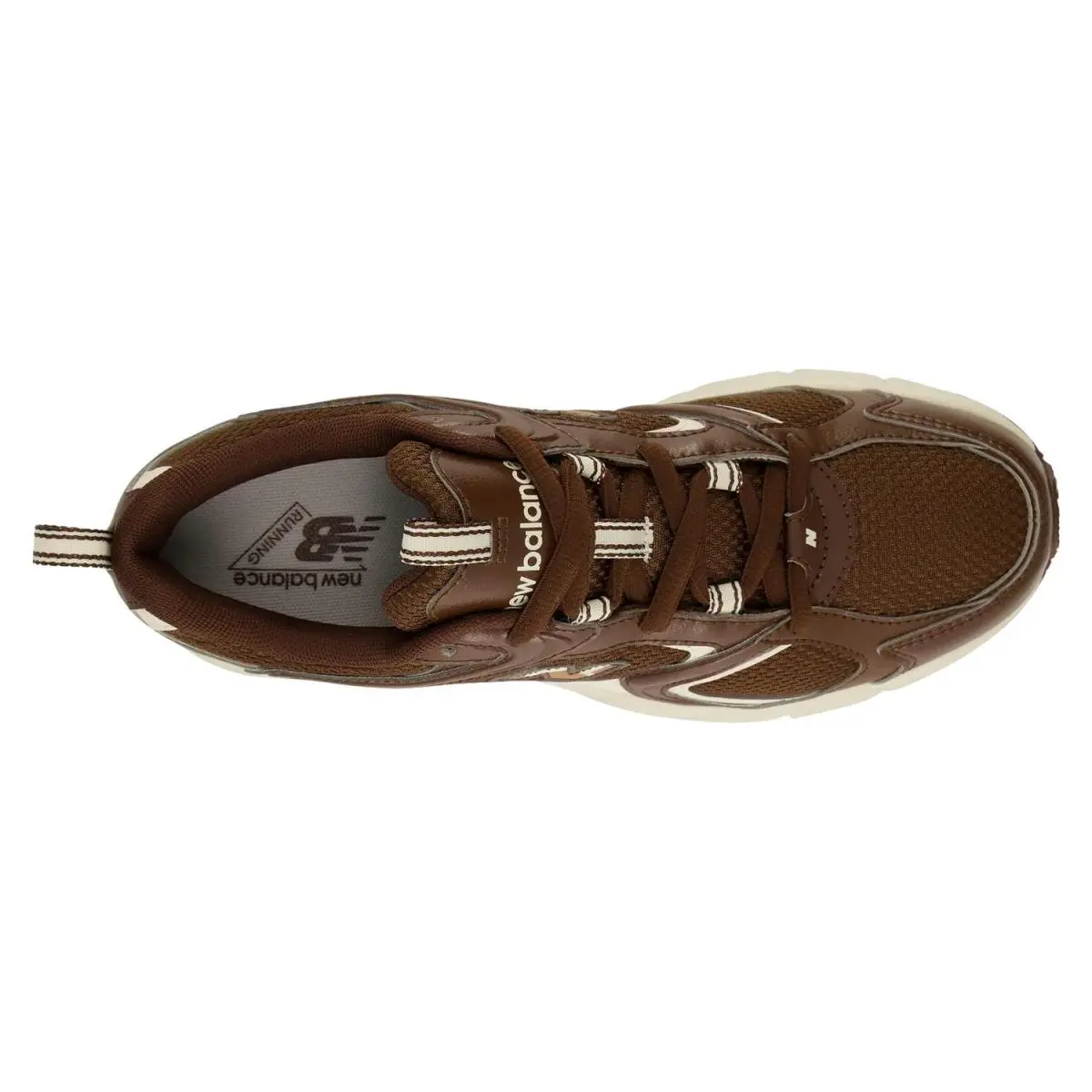 New Balance shoes - White/Brown Cow Print 3
