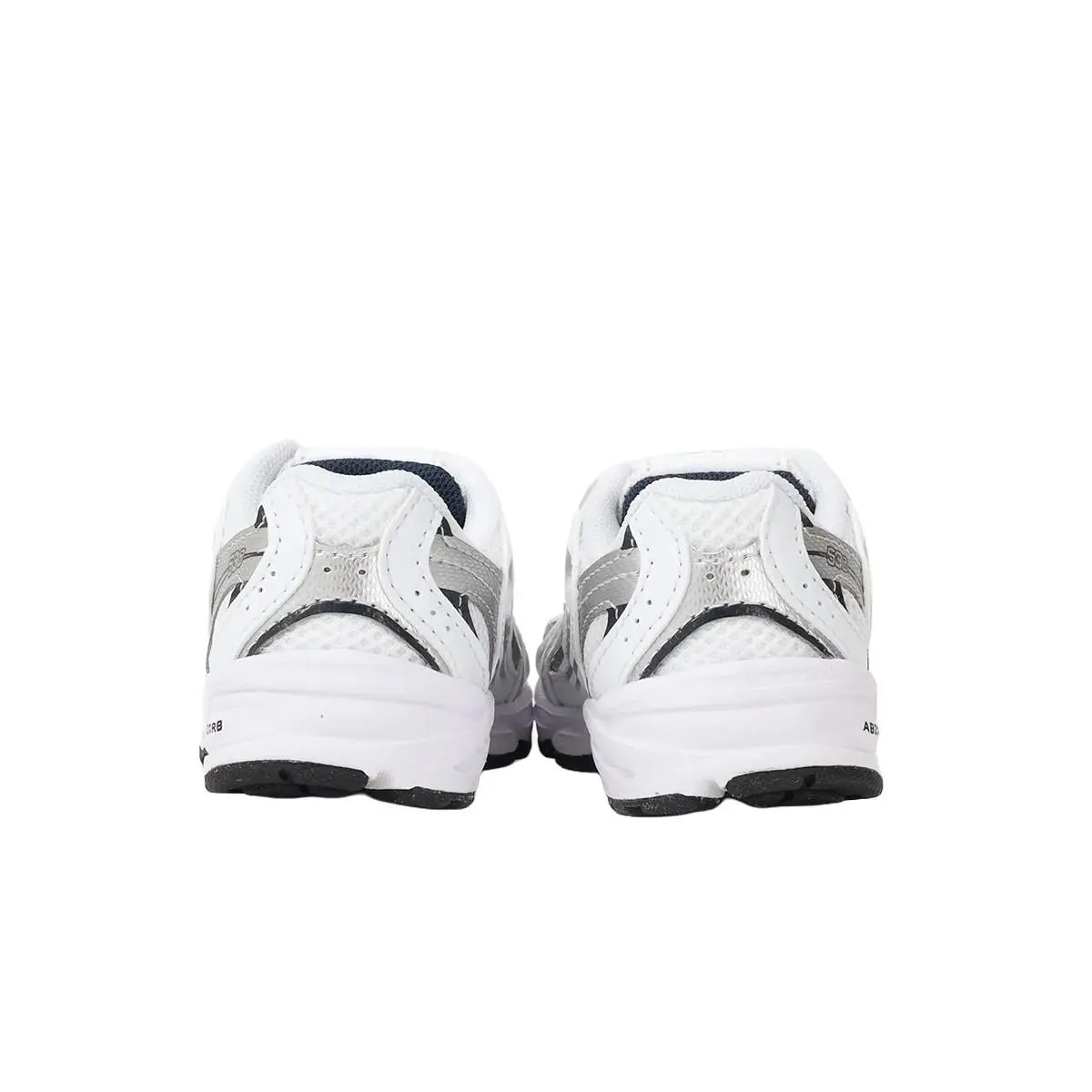 New Balance shoes - White/Natural Indigo/Silver Metallic 8
