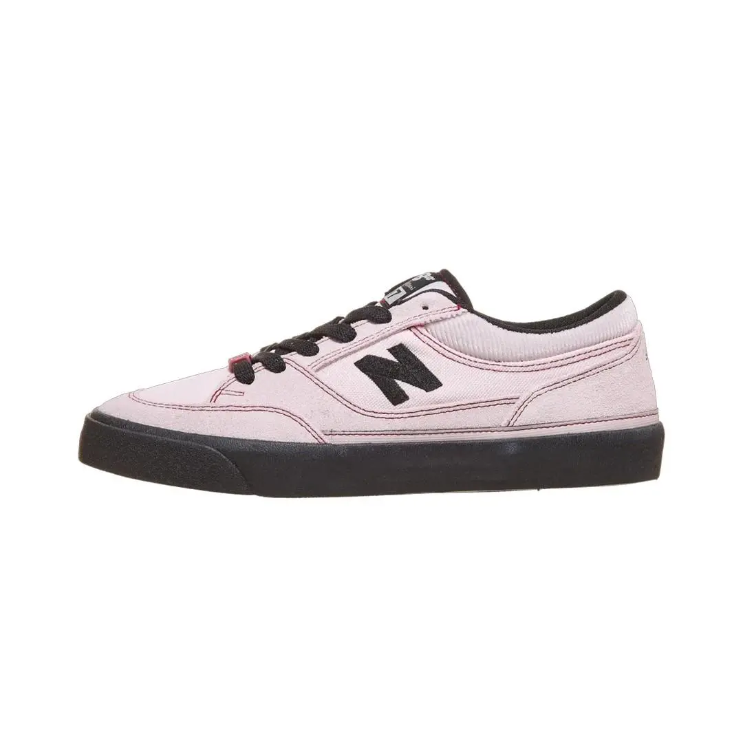 New Balance Numeric 417 Low by Franky Villani Shoes Pink Black Suede Corduroy