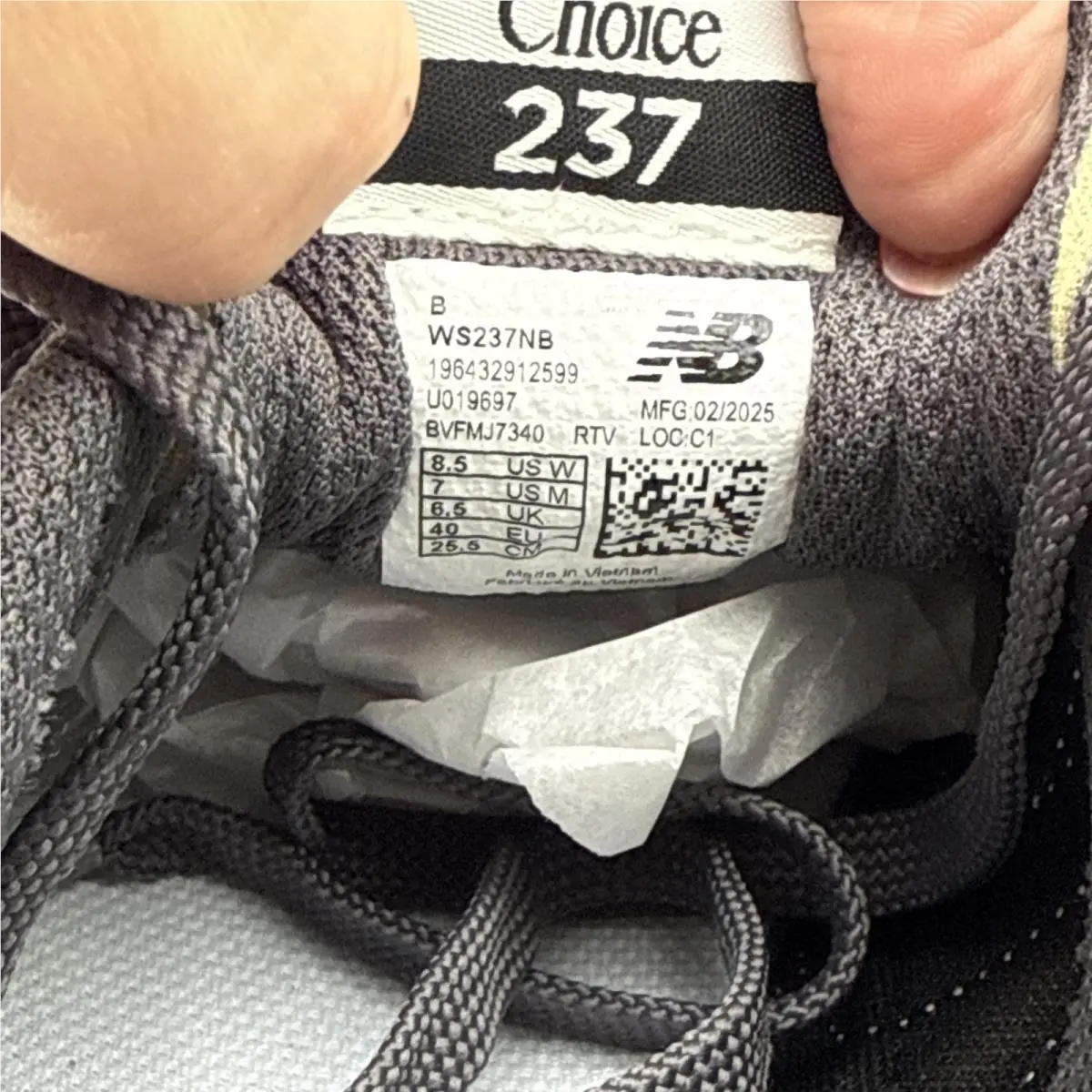 New Balance shoes - New Balance 237 - WS237NB - Black, Manufacturer: Black/Magnet/Sea Salt 16