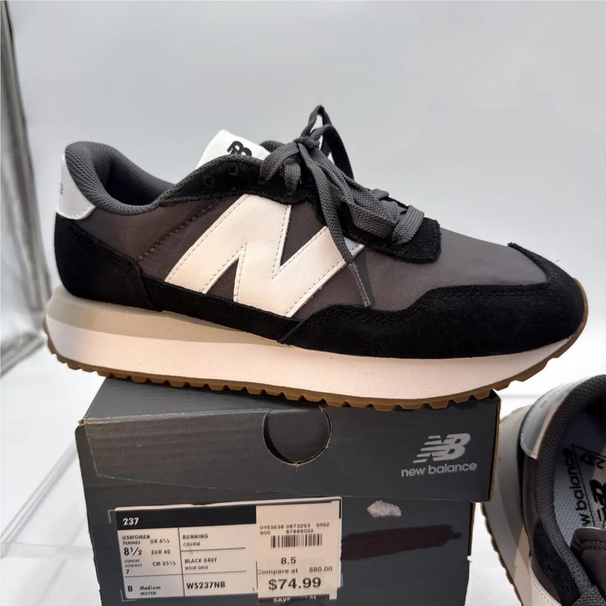 New Balance shoes - New Balance 237 - WS237NB - Black, Manufacturer: Black/Magnet/Sea Salt 23