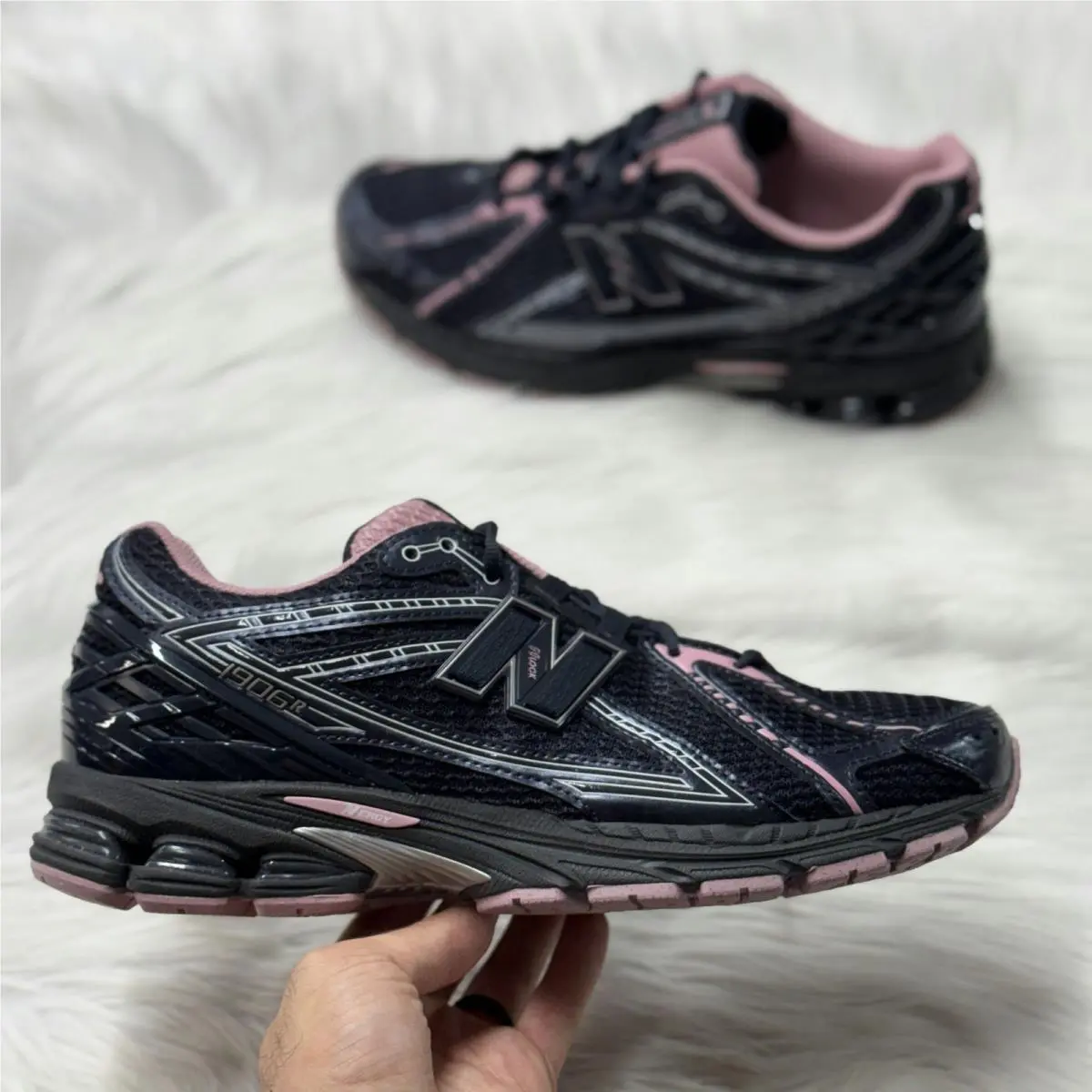 New Balance shoes - 1906R Pink Taffy - Pink Taffy - U1906RCU - Navy 3