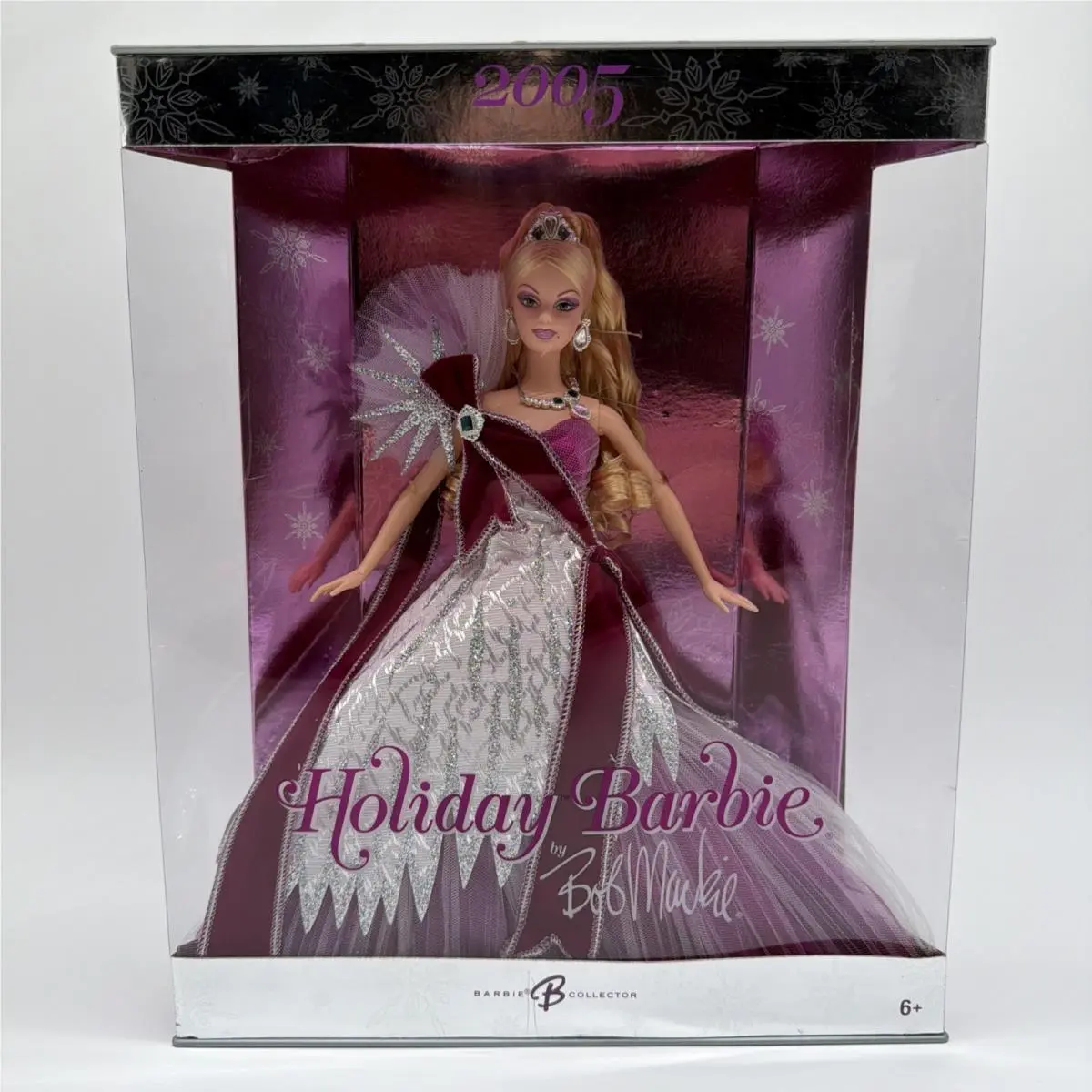 2005 Holiday Barbie Doll by Bob Mackie Mattel In Its Box