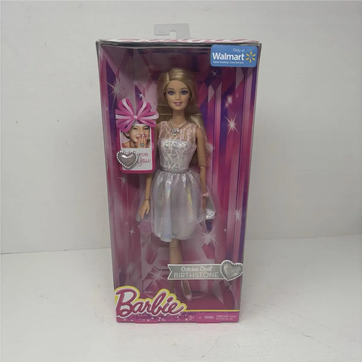 Nrfb Mattel Walmart Exclusive Barbie October Opal Birthstone Doll CDK18
