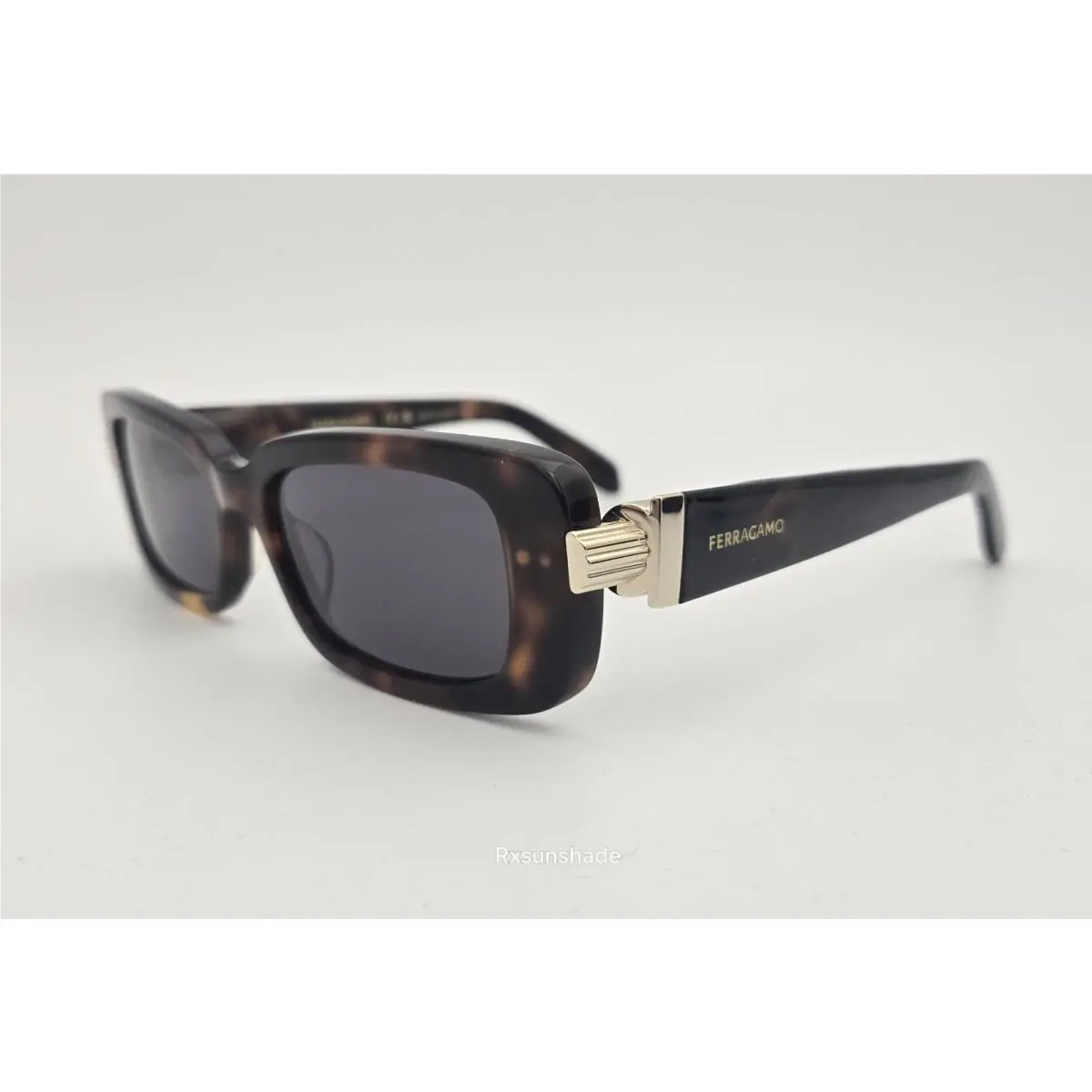 Salvatore Ferragamo Sunglasses SF 1105S Color 240 Havana Gold Size 52 Italy