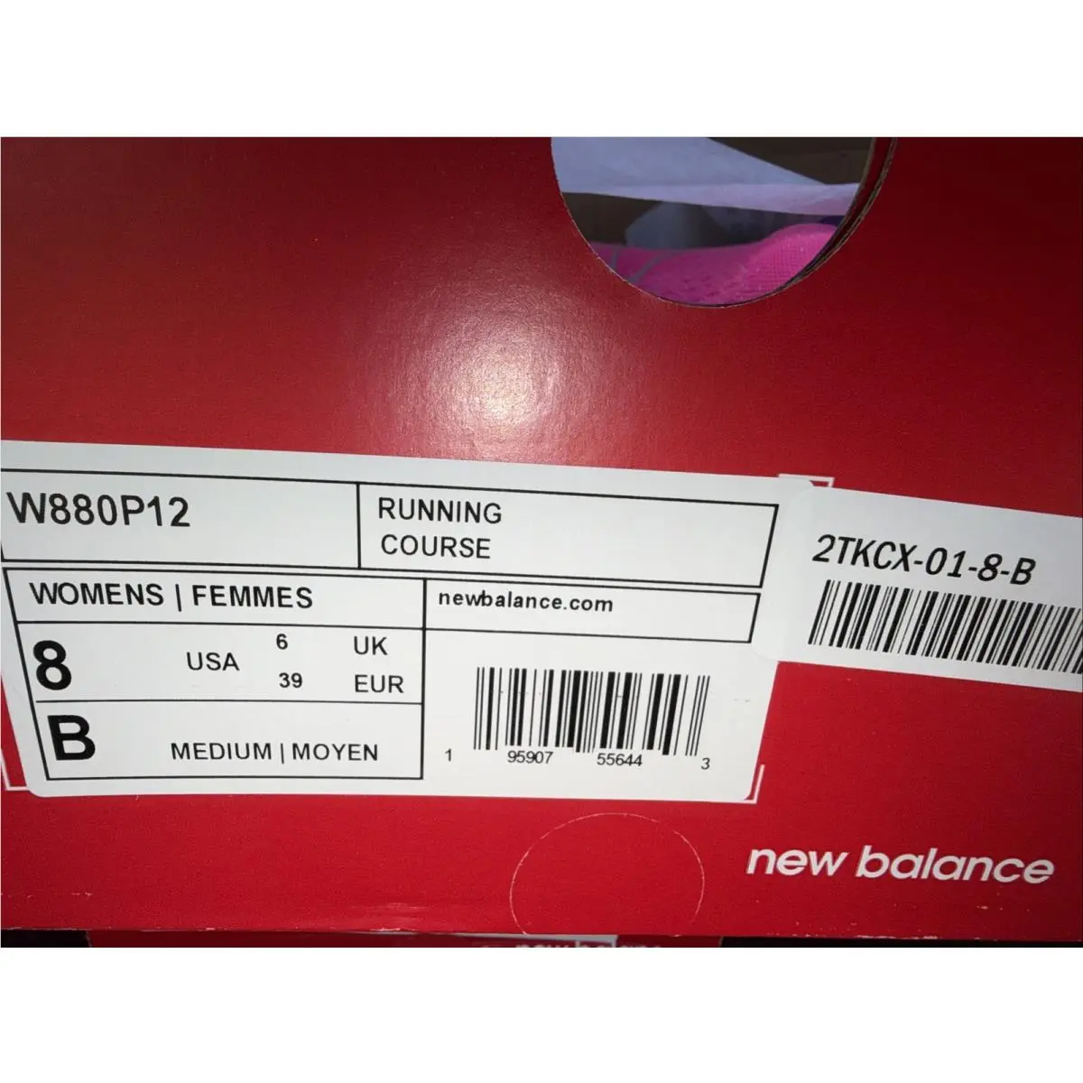 New Balance shoes - New Balance Fresh Foam X 880 - W880P12 - Pink 5