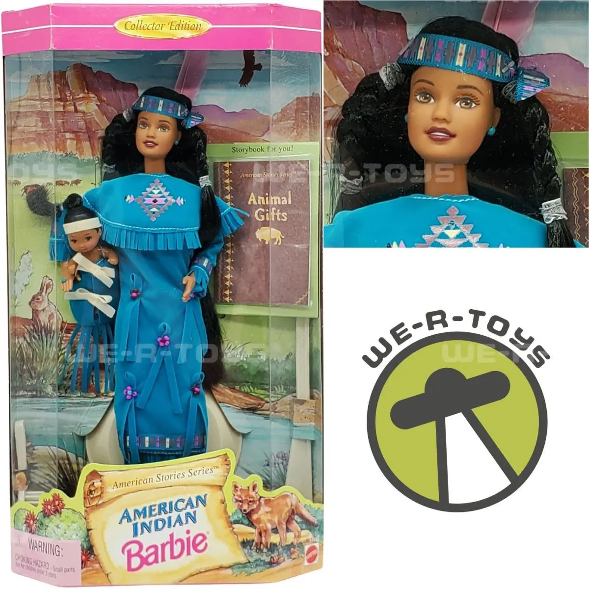 American Indian Barbie Doll American Stories Series 1996 Mattel No. 17313
