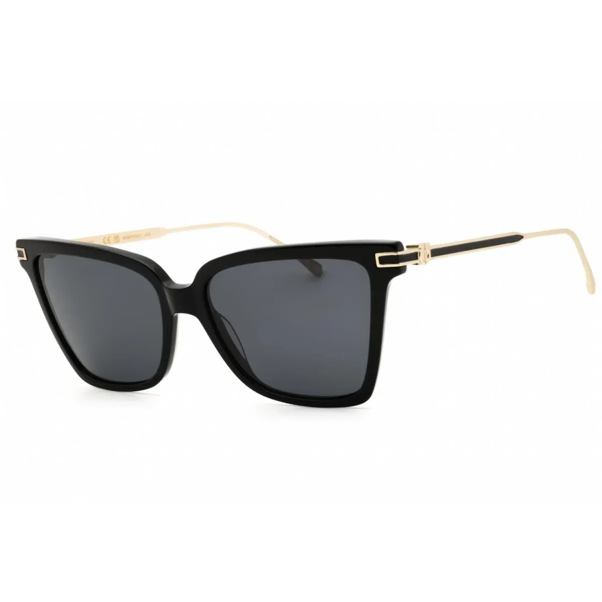SF2036S 001 Black Cat Eye Square Womens Sunglasses 56mm by Salvatore Ferragamo