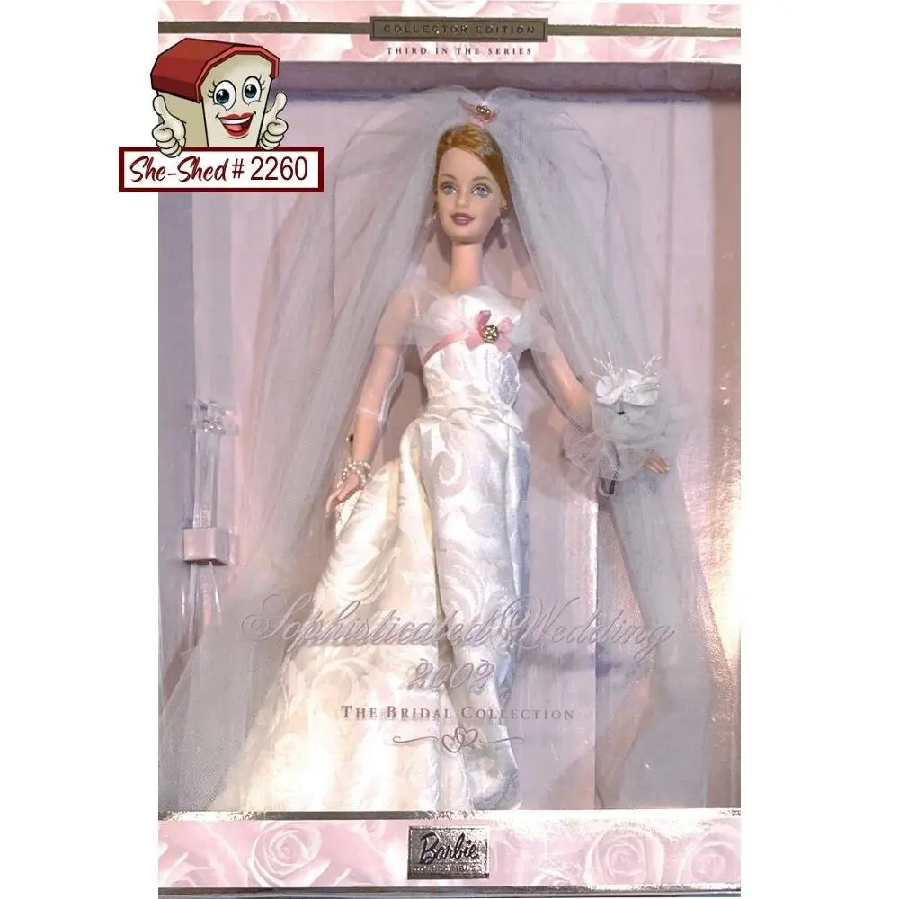 Barbie Sophisticated Wedding Bridal Collection 2002 Mattel 53370 Vintage Nrfb