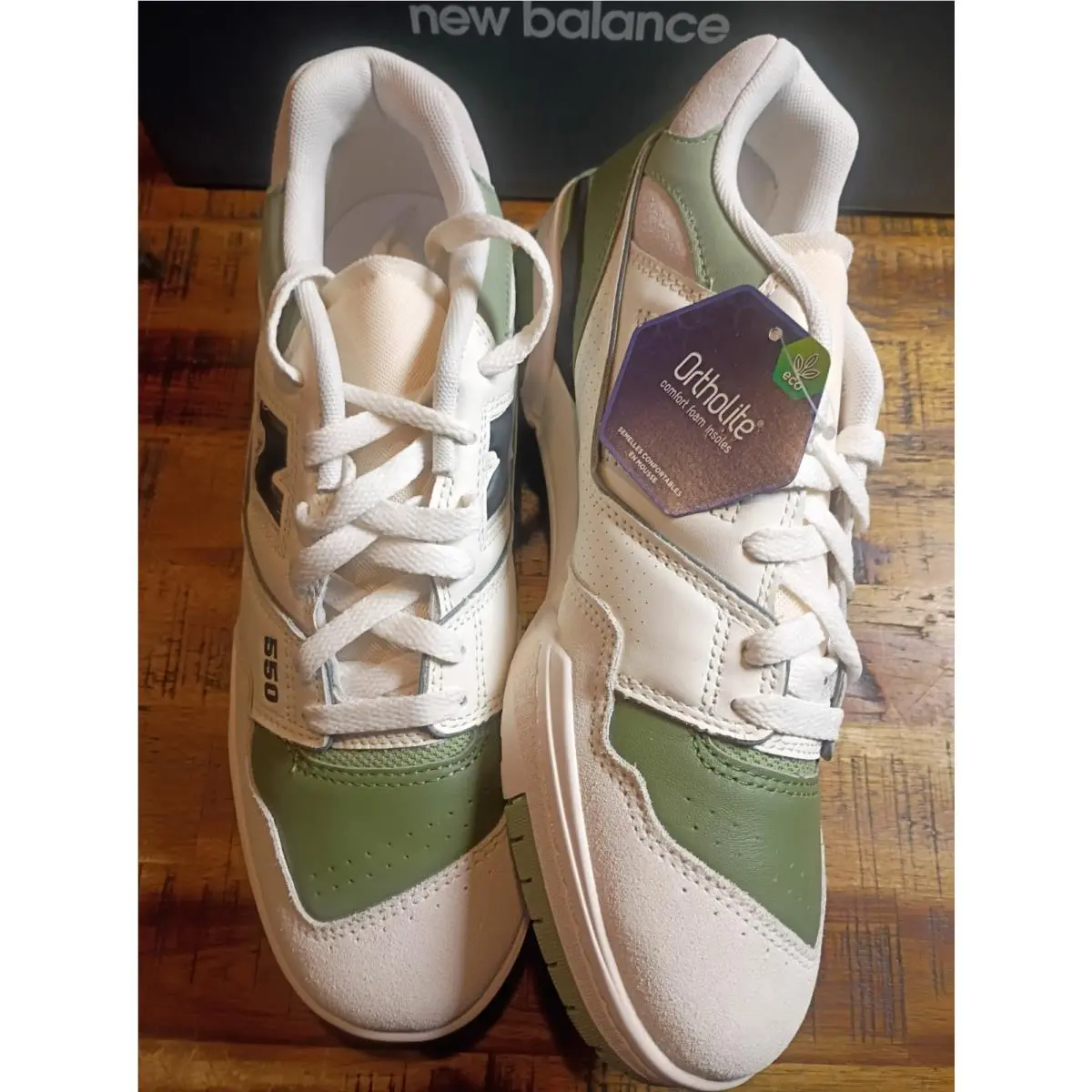 New Balance shoes - New Balance 550 - m55096T - sea salt - oregano 2