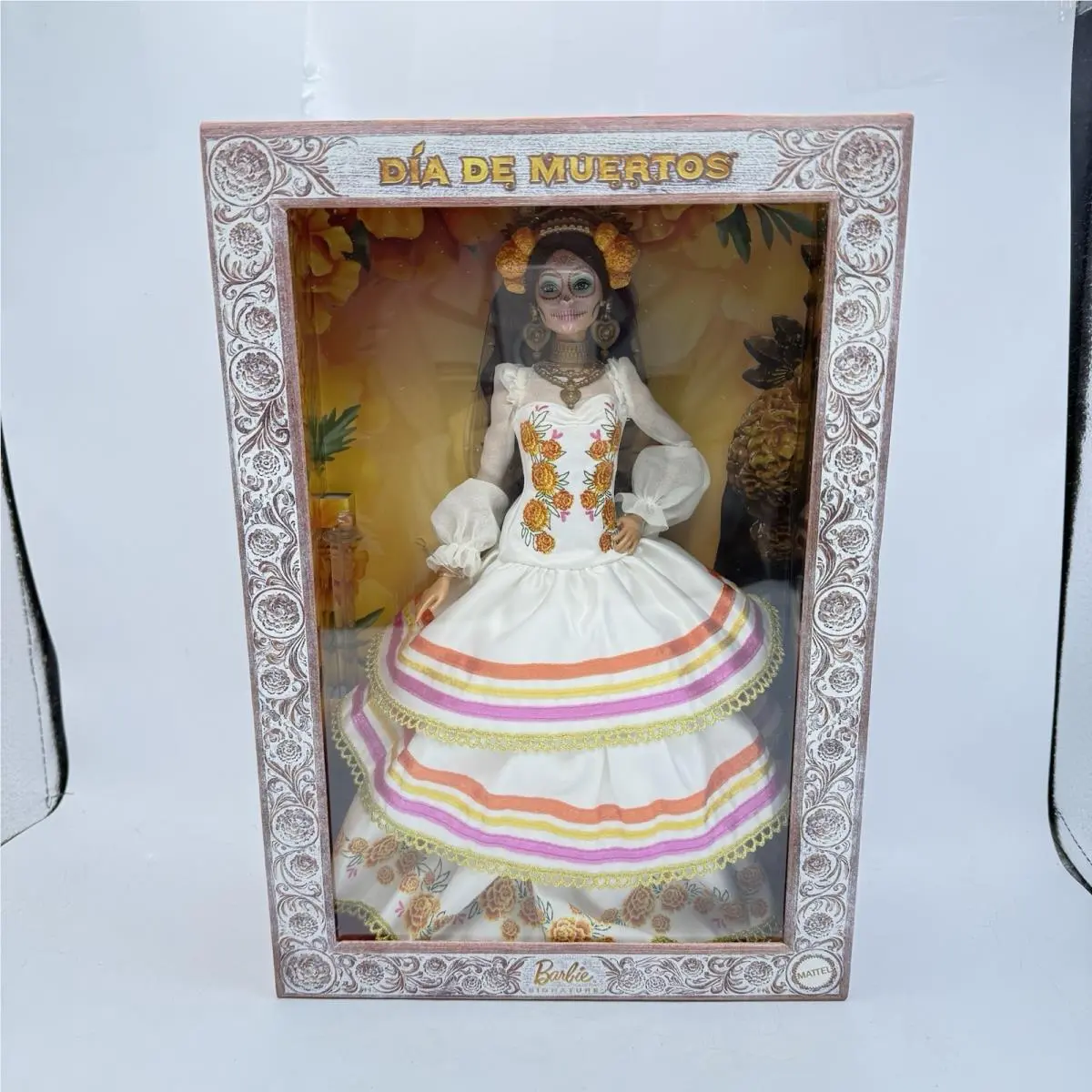 Barbie Signature Día De Los Muertos 2025 Collectible Doll in Ruffled Cream Gown