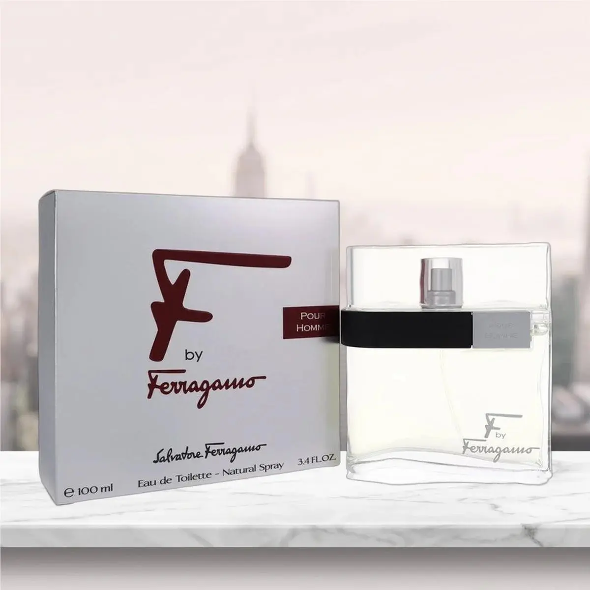 F Eau De Toilette Spray By Salvatore Ferragamo - 3.4 oz