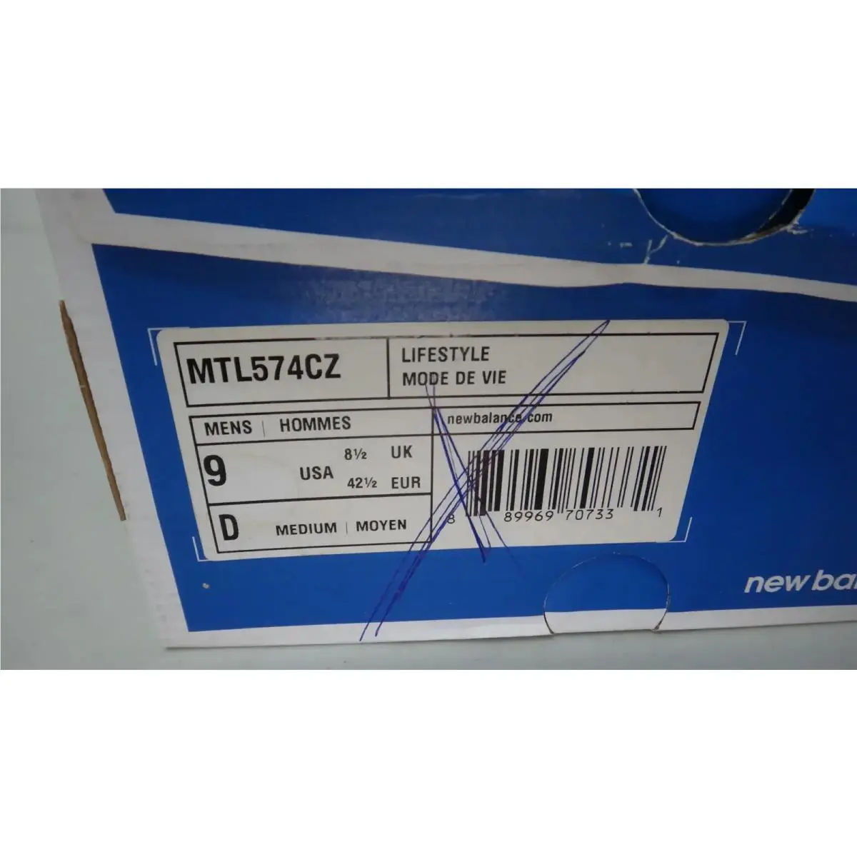 New Balance shoes - New Balance 574 - MTL574CZ - Blue 0