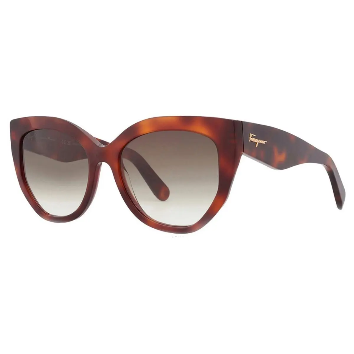 Ferragamo Women`s Tortoise Cat Eye Sunglasses - SF1061S-240 - Made in Italy by Salvatore Ferragamo