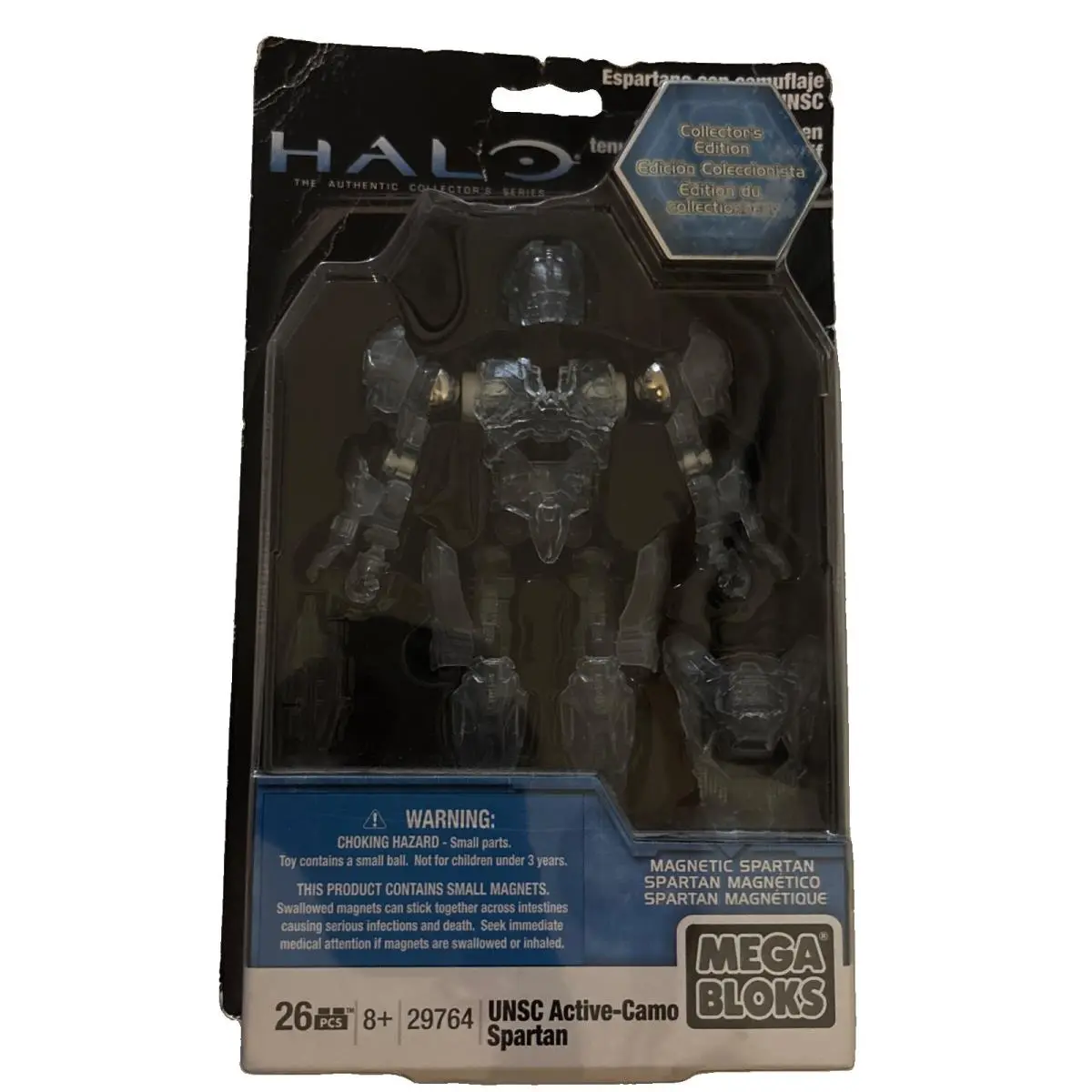 Mega Bloks Halo Unsc Active-camo Spartan Magnetic Set 26 Pcs