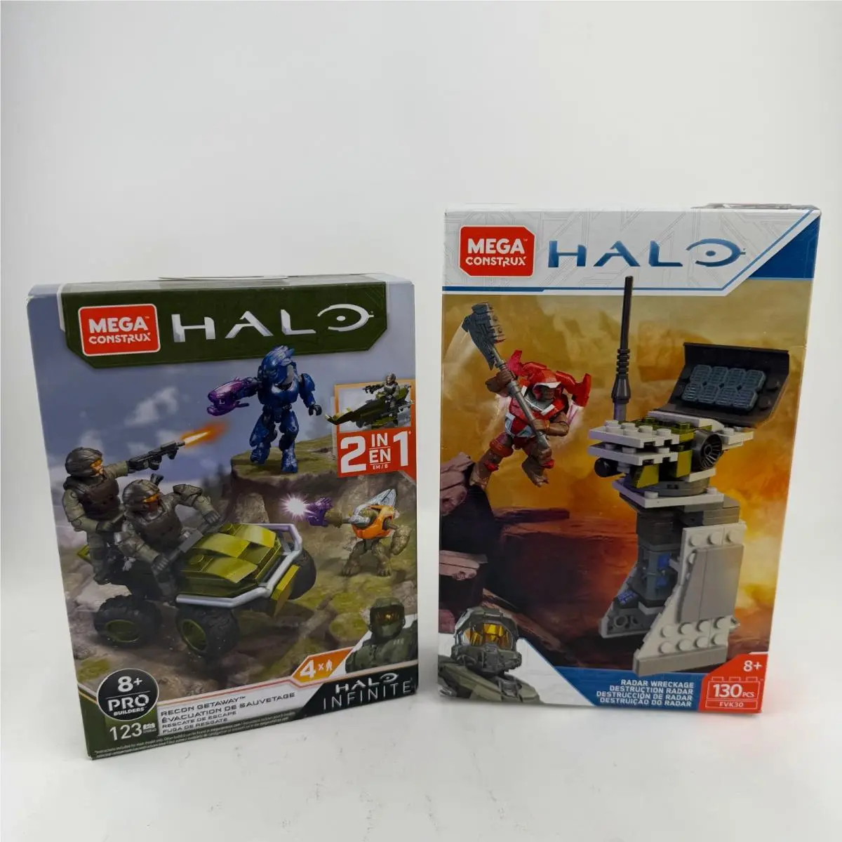 Mega Construx Bloks Halo FVK30 Radar Wreckage + Recon Getaway