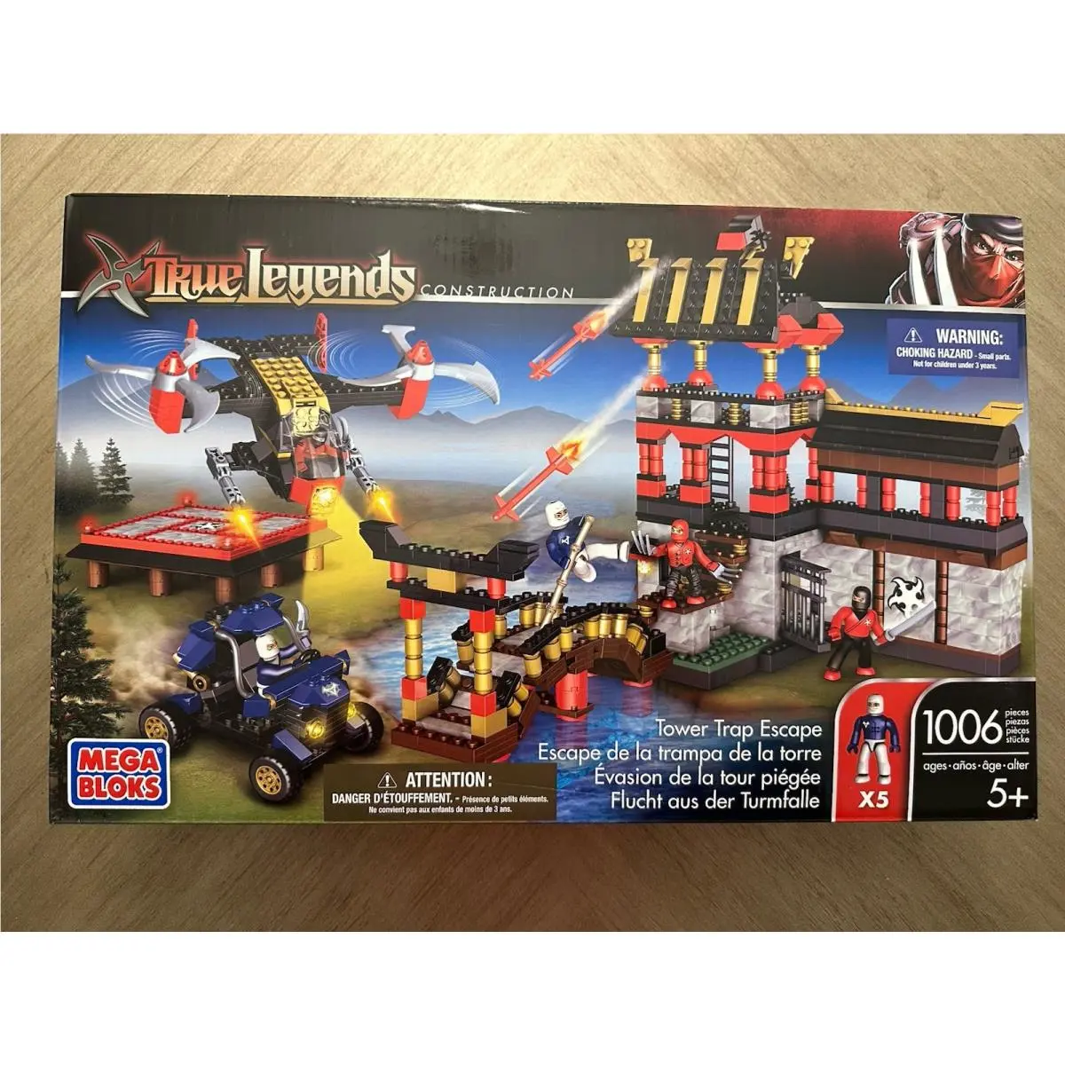 Mega Bloks True Legends Tower Trap Escape