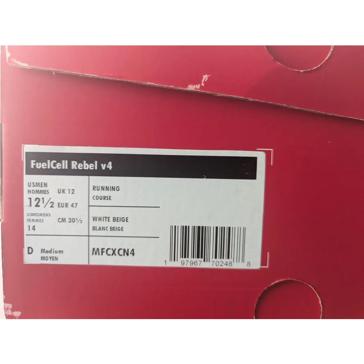 New Balance shoes - New Balance FuelCell Rebel v4 - MFCXCN4 - White 6