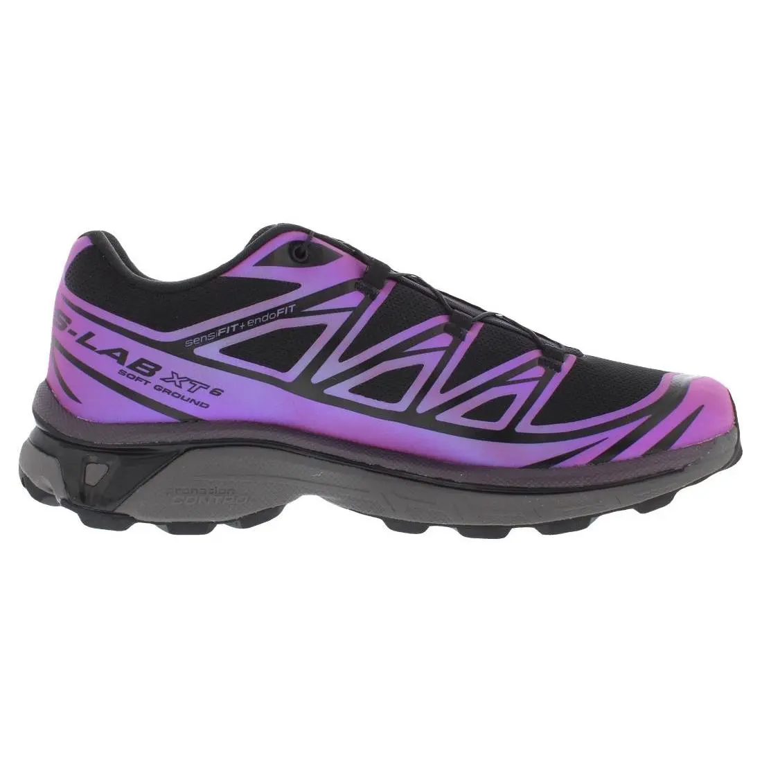 Salomon shoes - Black/Hollyhock/Plum Perfect, Main: Purple 1
