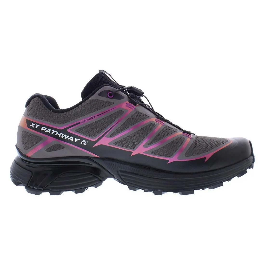 Salomon shoes - Black/Hollyhock/Plum Perfect, Main: Black 1