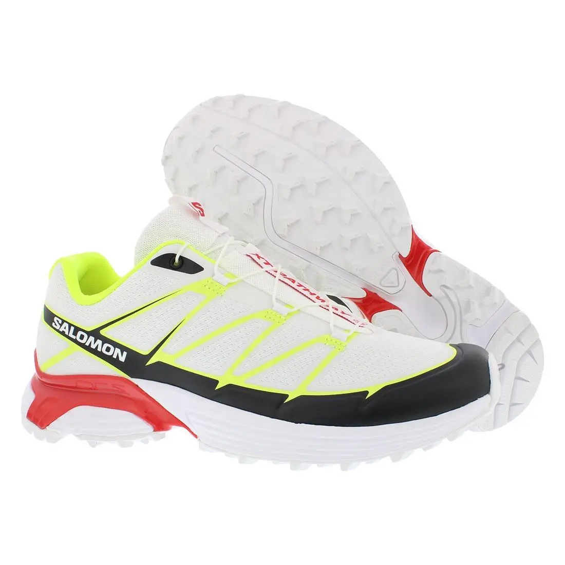 Salomon shoes - White/Safety Yellow/Fiery Red, Main: White 3