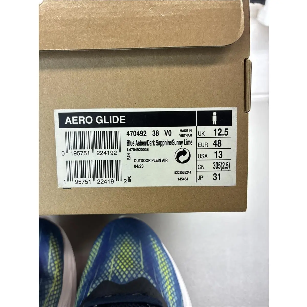 Salomon shoes - Aero Glide - Aero Glide - 470492 - Blue 7
