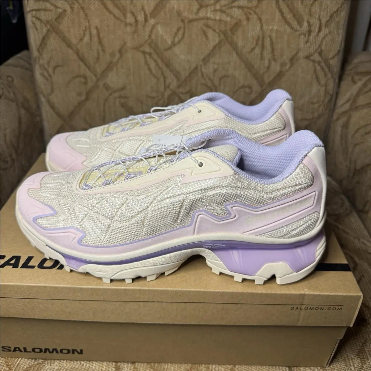 XT Slate Salomon `shortbread` L47460800 Cloud Pink Women’s 9.5 Men’s 8.5